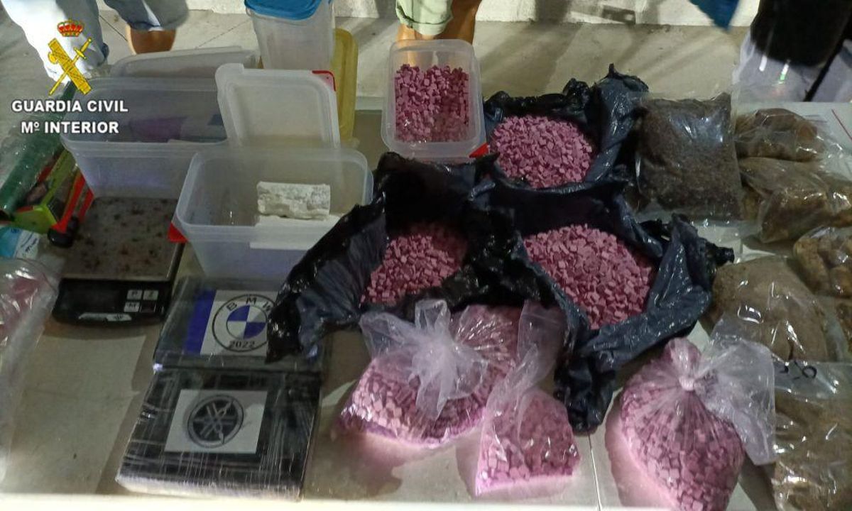 Droga incautada.