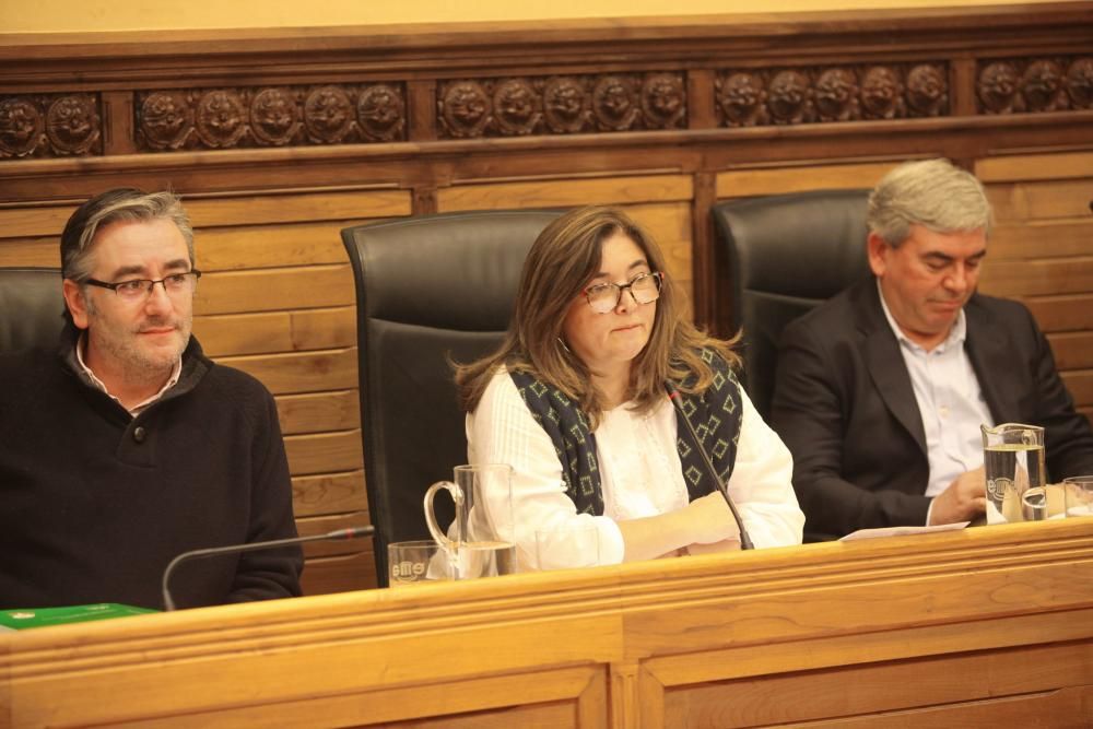 Pleno municipal en Gijón.