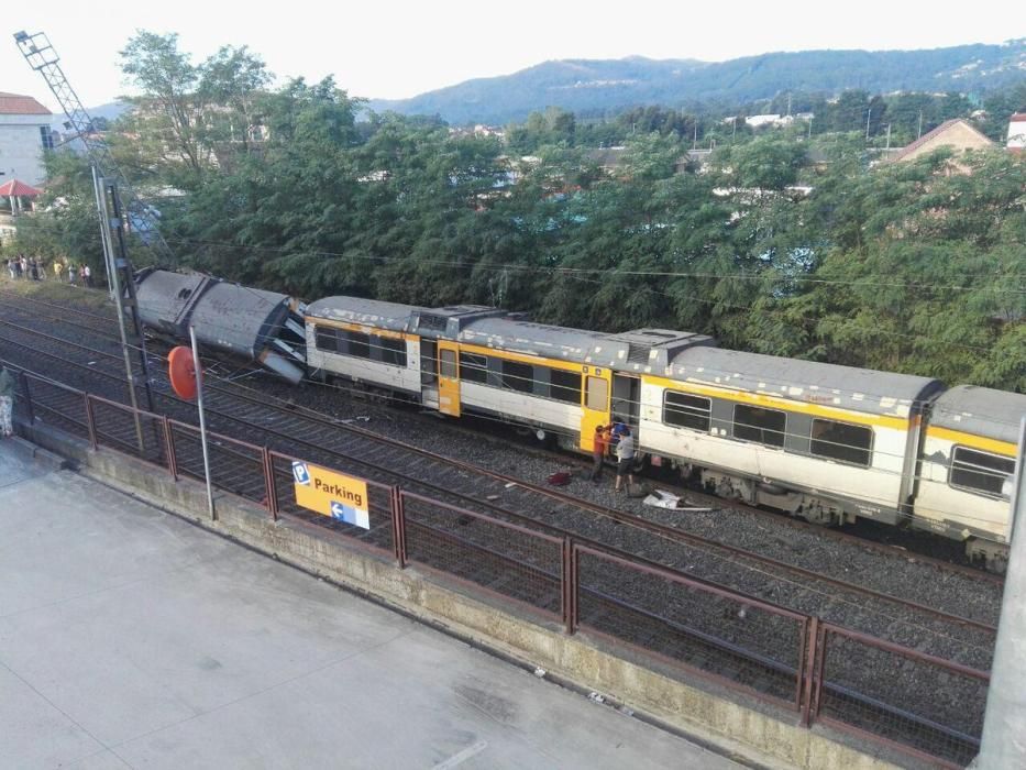 Accidente de tren en O Porriño