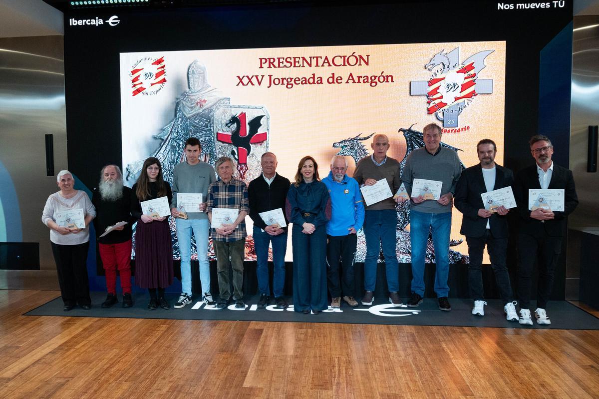 La entrega de premios a jorgeadores, patrocinadores, instituciones y medios de comunicación se ha celebrado este miércoles con la presencia de la alcaldesa de Zaragoza, Natalia Chueca.