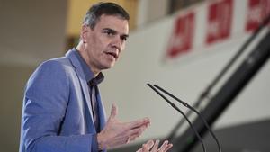 El secretario general del PSOE y presidente del Gobierno, Pedro Sánchez.