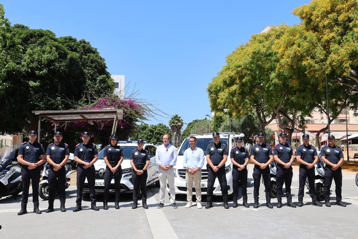 La Policía Local de Ibiza se refuerza con 11 agentes y 13 vehículos