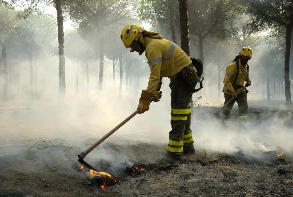 Incendio en Huelva