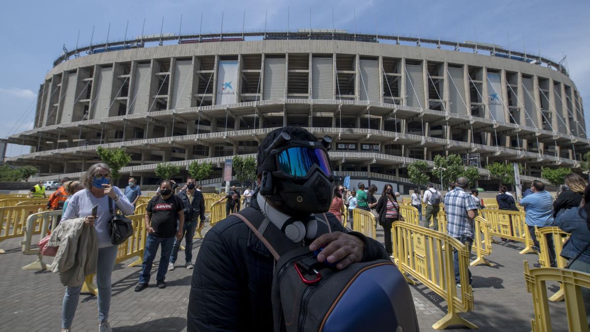 Empieza la vacunación masiva para prevenir la Covid-19 en las instalaciones del FC Barcelona