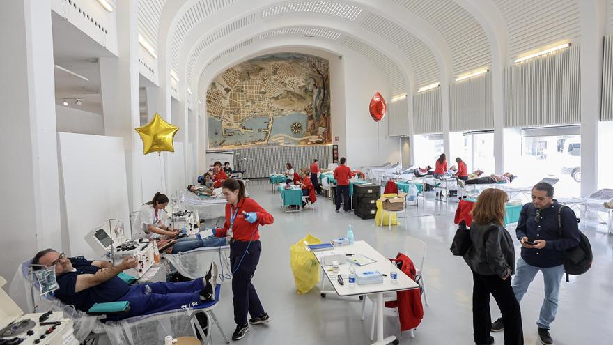 Más de 300 personas donan sangre en el maratón del Centro de Transfusión en Alicante