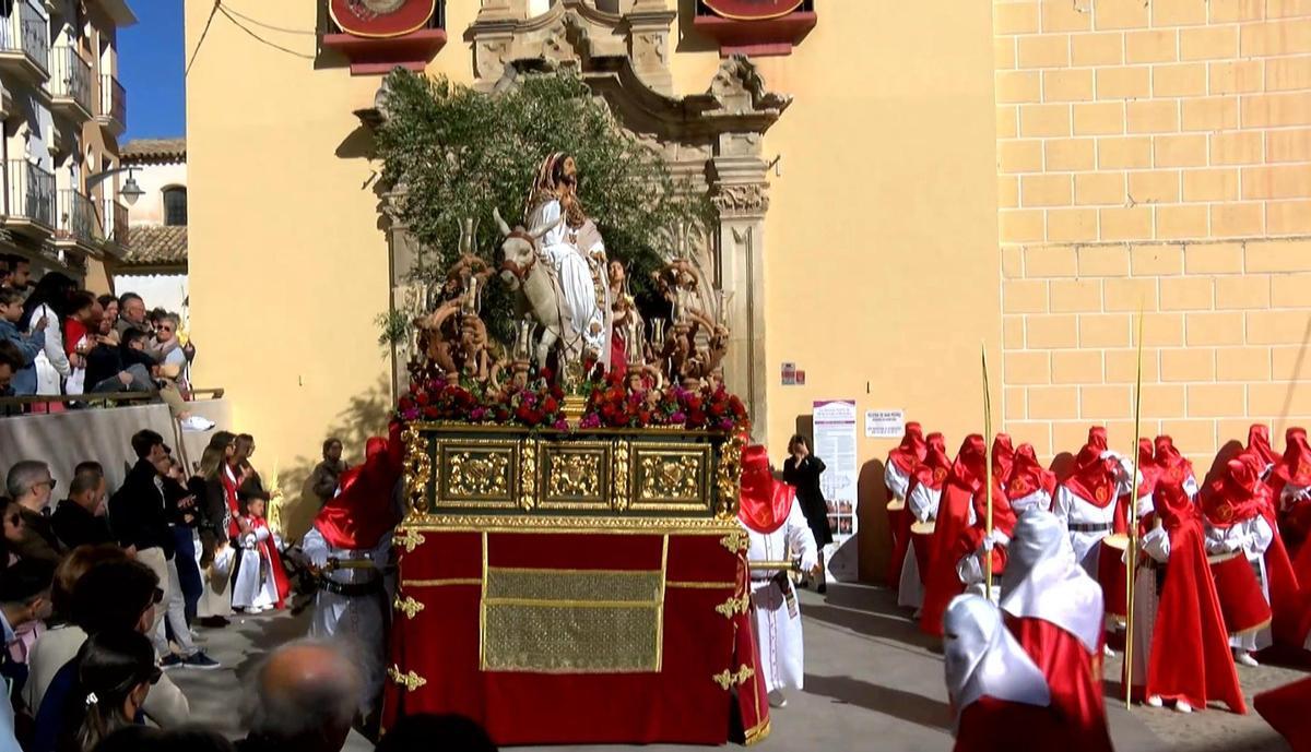 La Borriquita en Priego de Córdoba.