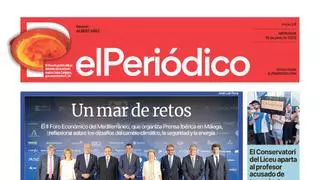 La portada de EL PERIÓDICO del 18 de junio de 2025