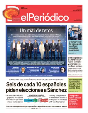 La portada de EL PERIÓDICO del 18 de junio de 2025