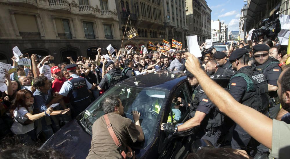 La reacció popular a l'atac de la Guàrdia Civil