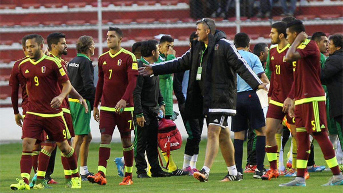 Los jugadores venezolanos renunciaron a jugar con su selección