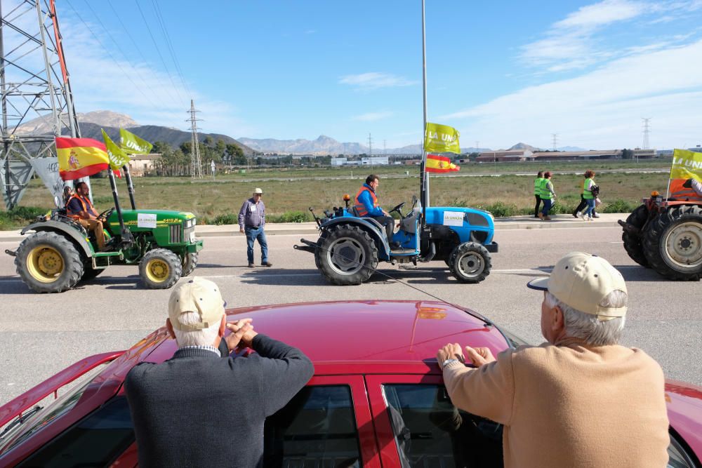 Tractorada en defensa del campo alicantino