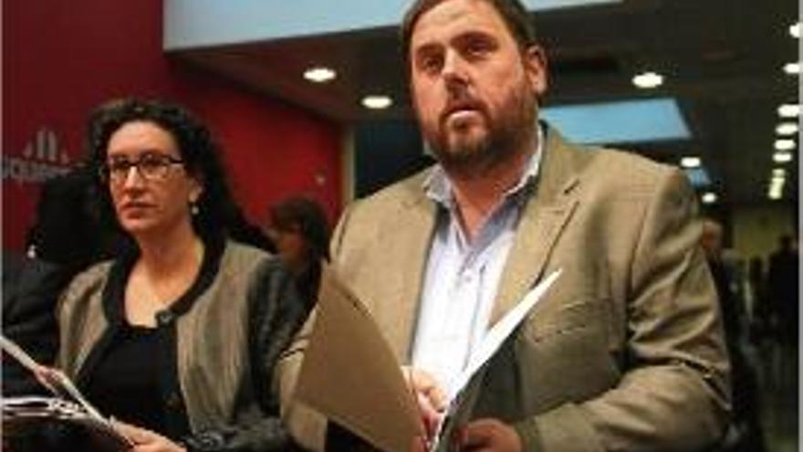 Junqueras, ahir, a punt d&#039;intervenir al Consell Nacional d&#039;ERC.