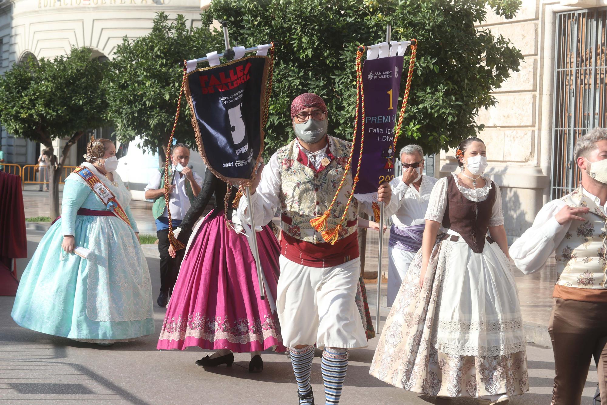 La entrega de premios de las fallas 2021