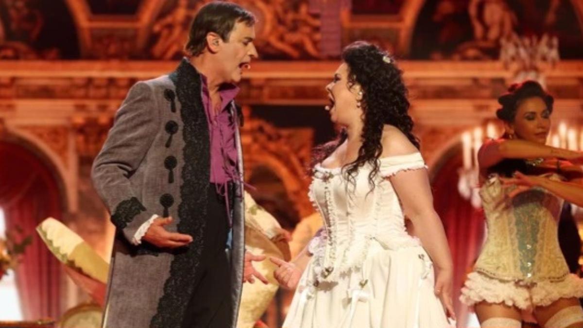 Jesulín y María José Campanario en 'Tu cara me suena'.