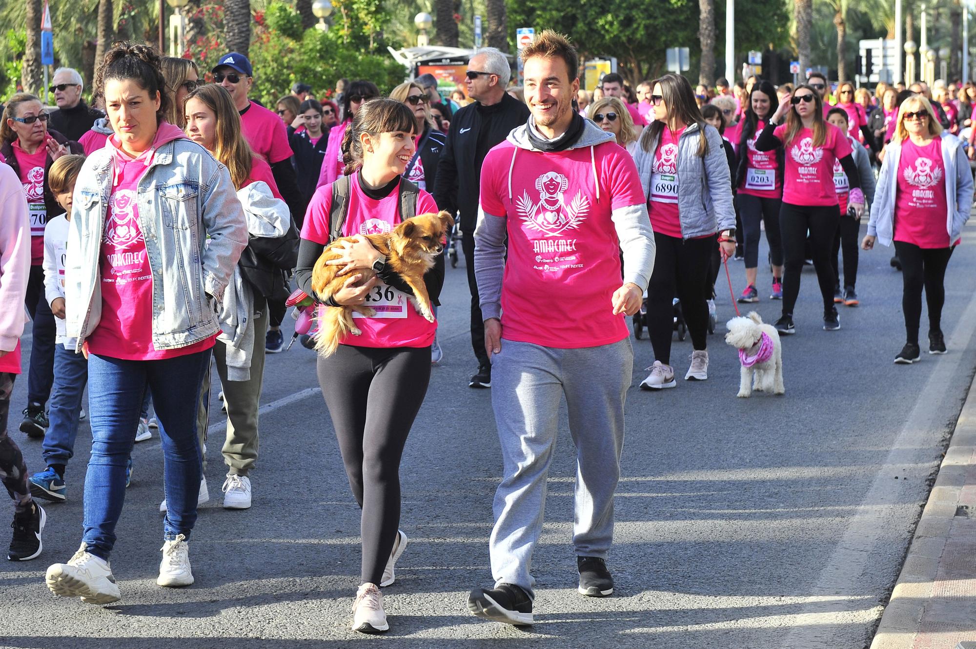 Más de 8.000 solidarios con el cáncer de mama en Elche