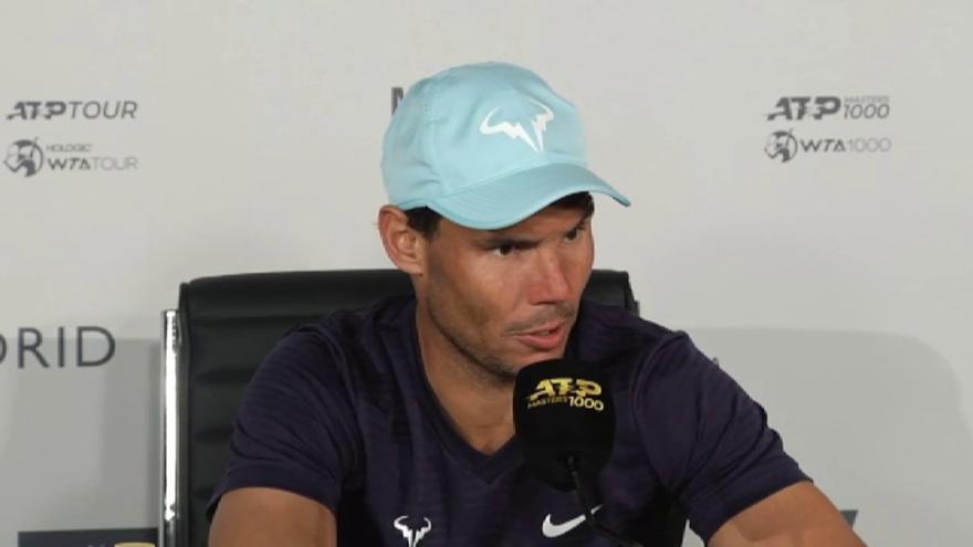 Nadal ve favorito a Alcaraz: "Mi realidad actual es diferente"