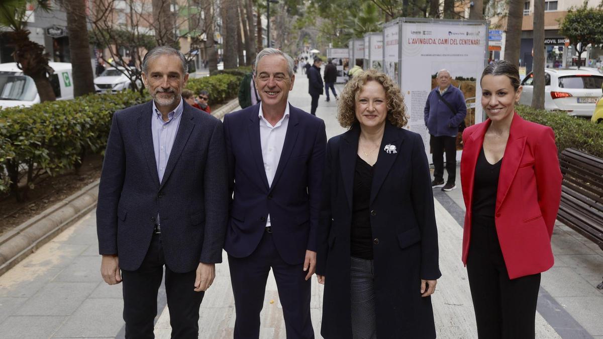 Francisco Bartual, José Luis Valencia, Amparo Folgado y Silvia Tomás.