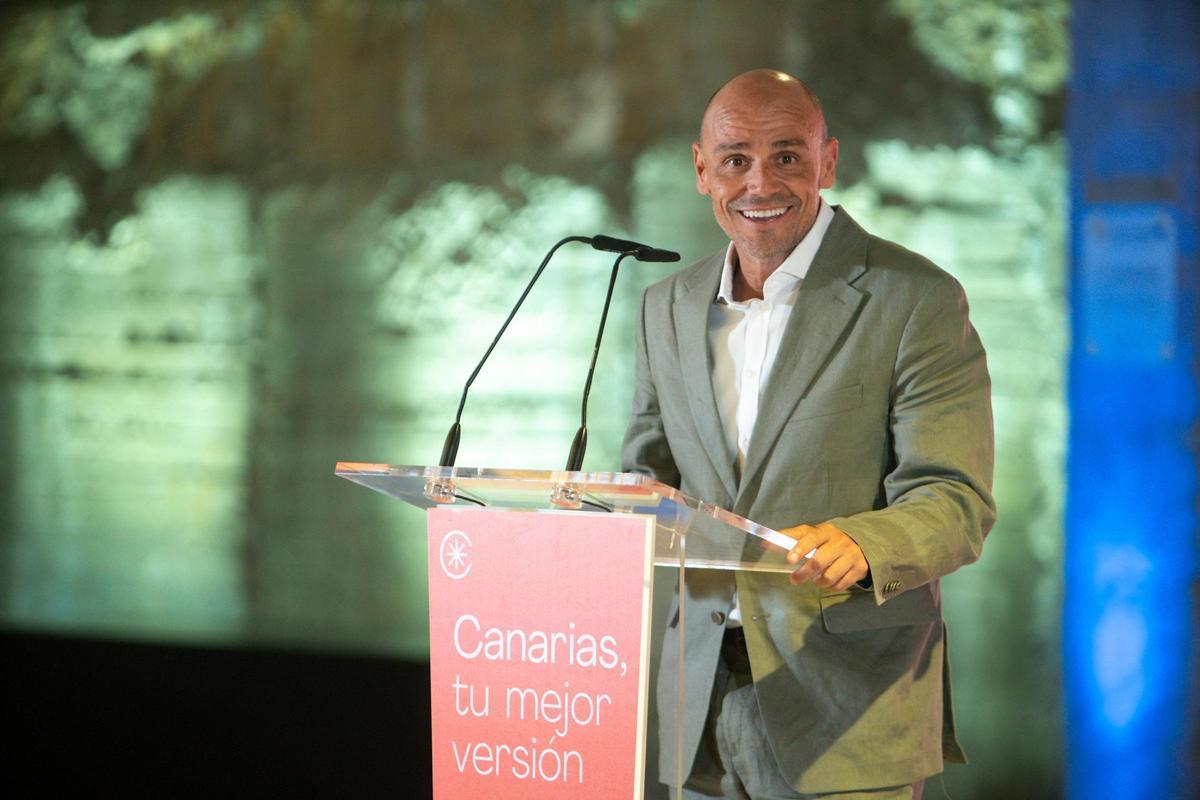 Alfonso Cabello, presidente de PROEXCA durante su intervención.