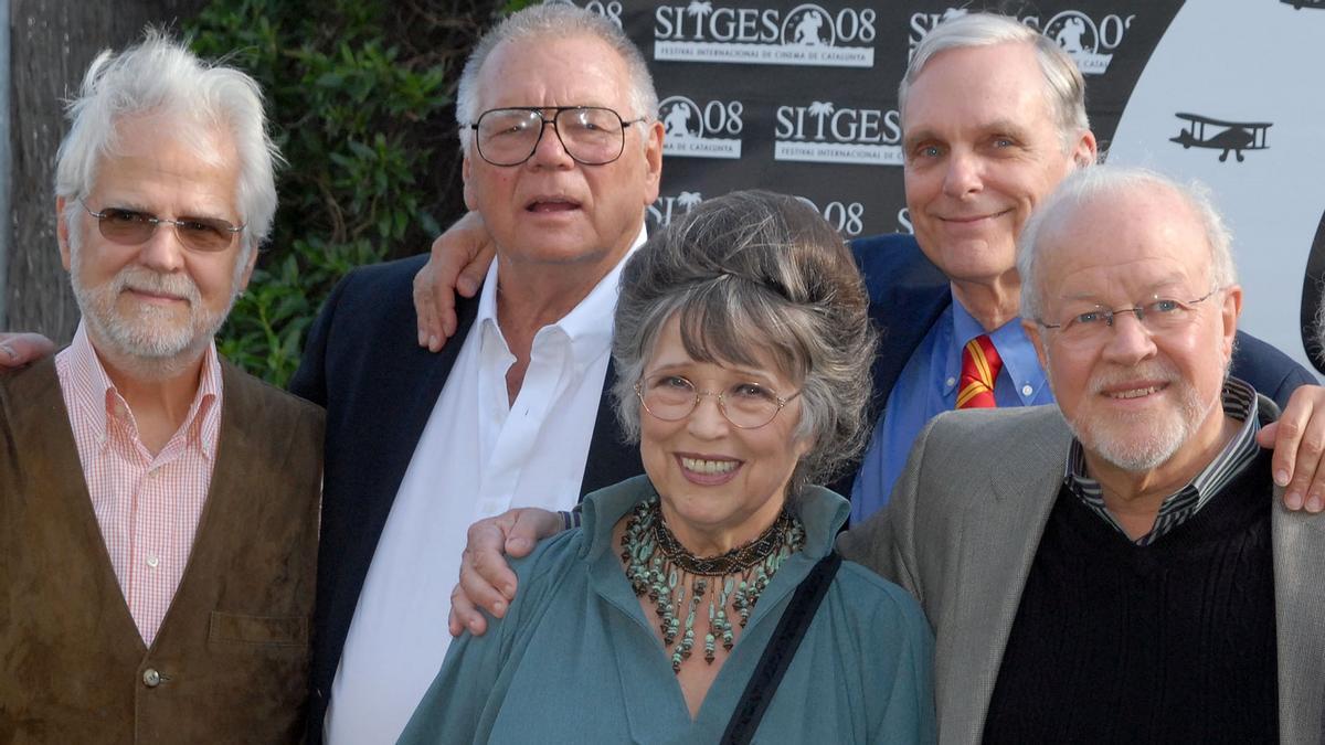 Jon Harlan, Gary Lockwood, Christiane Kubrick, Keir Dullea y Douglas Trumbull, en Sitges-2008