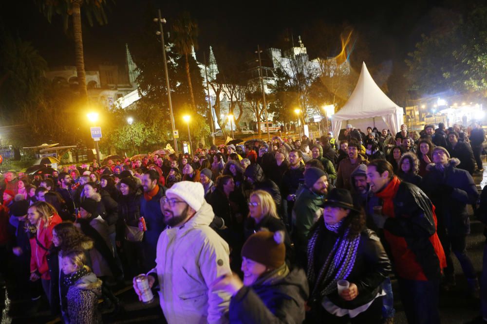 La borrasca Gloria estropea la Revetla de Sant Sebastià