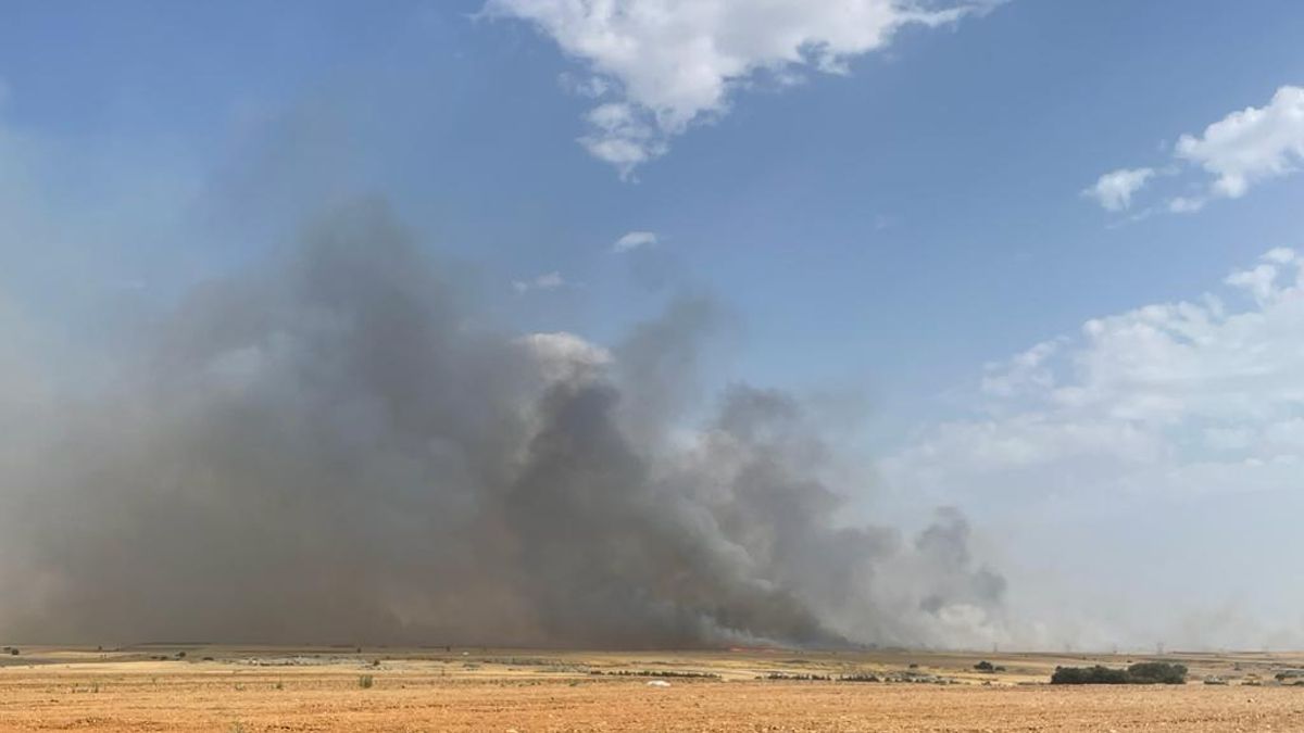 Nuevo incendio en Zamora entre Muelas del Pan, Villaseco y Almaraz.