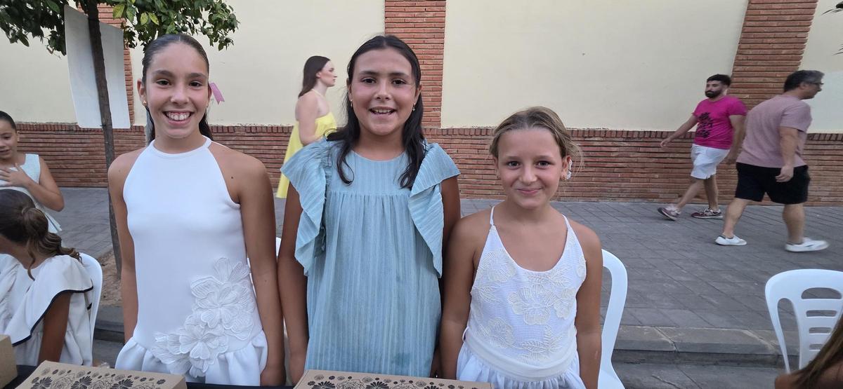 Candidatas a Fallera Mayor Infantil de València 2027 en el Sopar de la Punxà