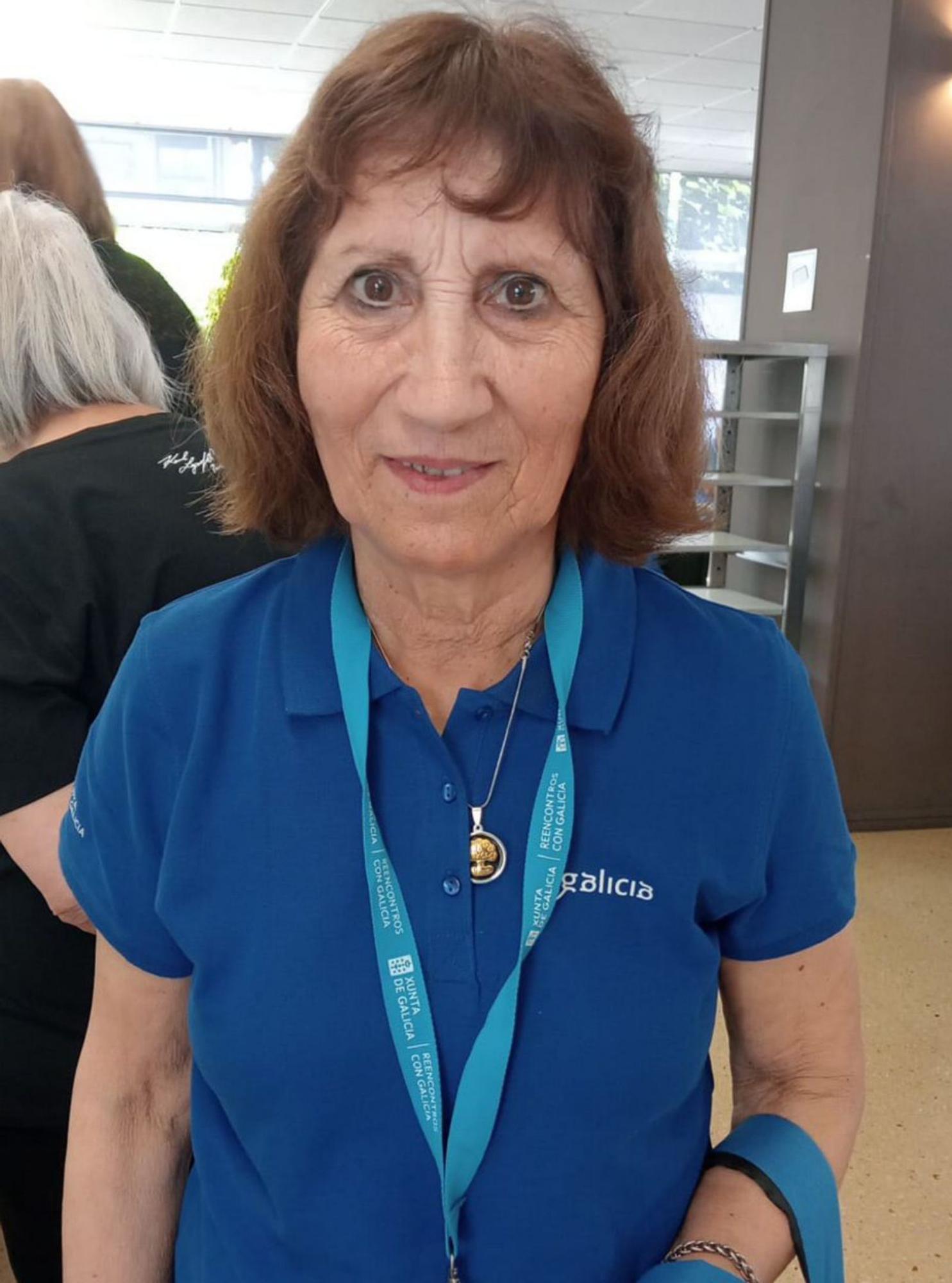 Carmen Malvido, ayer en la Residencia de Panxón. |