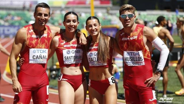 España relevos mixtos 4x400