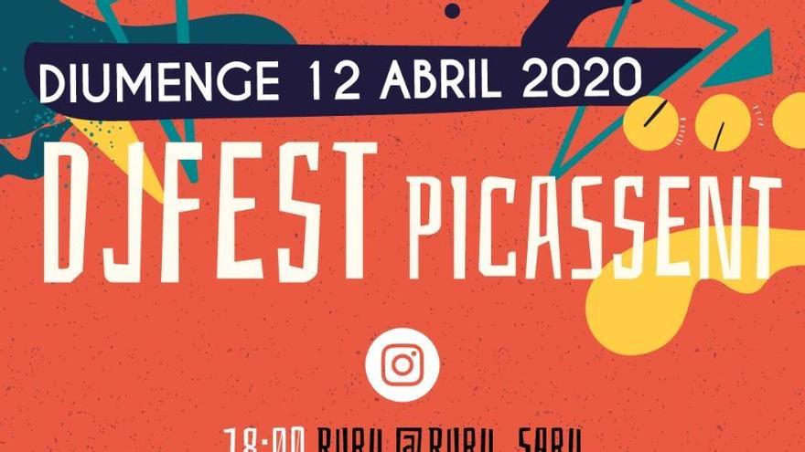 DJfestPicassent, el tardeo picassentino para la cuarentena