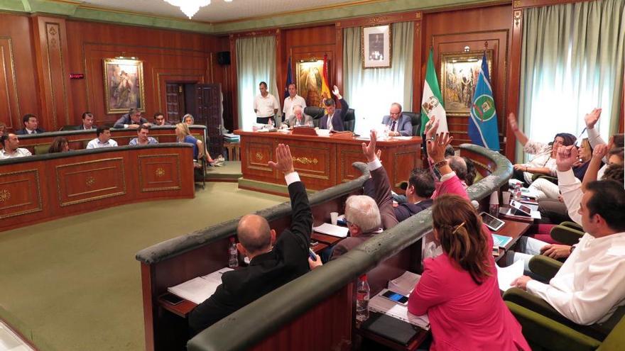 Imagen de un pleno del Ayuntamiento de Marbella.