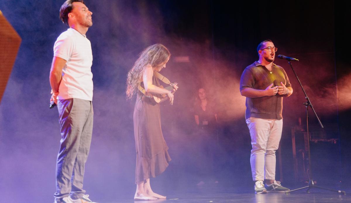 Actuación musical de la Gala de Premiados de la IV Edición del Festival de Cine de Telde