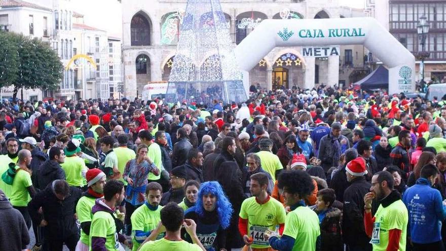 La Plaza Mayor será de nuevo el punto de partida de la San Silvestre de la capital.