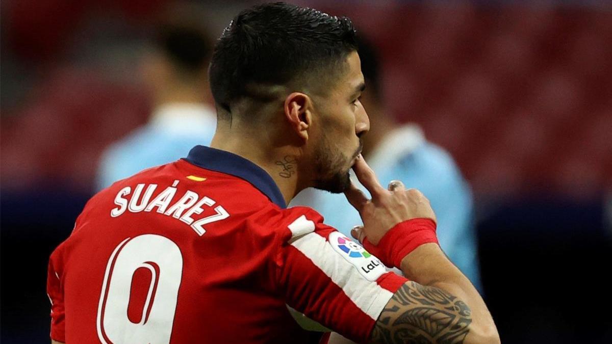 Luis Suárez, el máximo goleador en el Atlético de Madrid