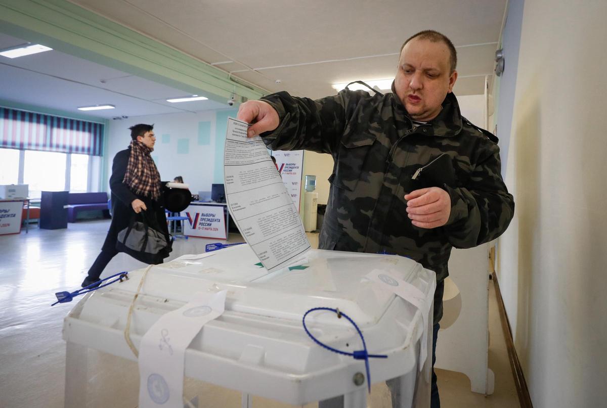 Primera jornada electoral de las elecciones presidenciales rusas