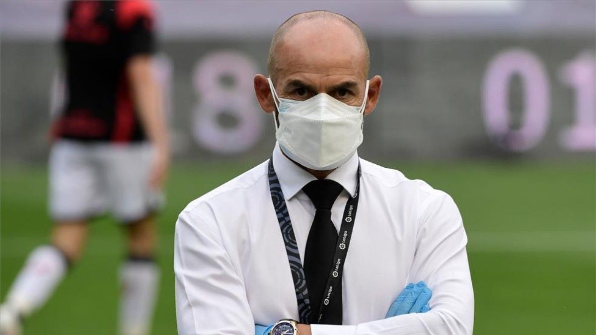 Paco Jémez, entrenando al Rayo Vallecano