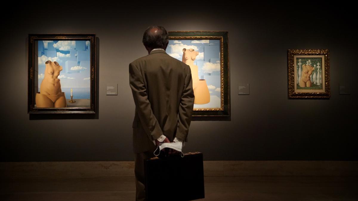 Exposición de Magritte en el Museo Thyssen.