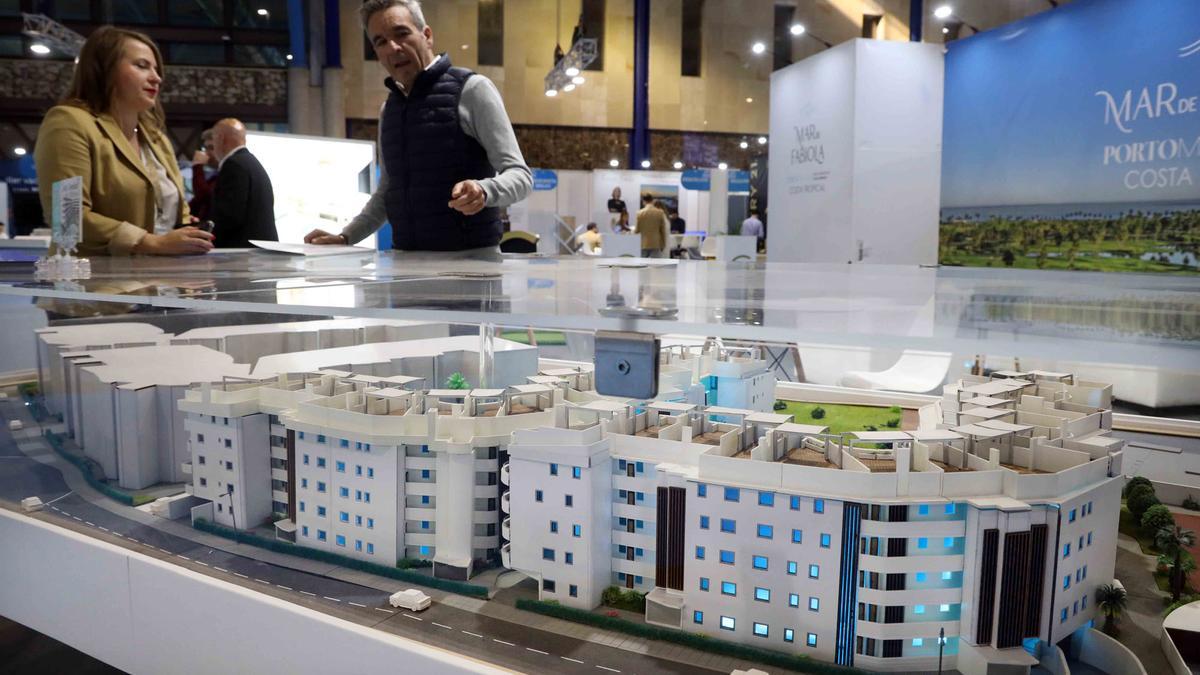 Una foto de la pasada edición del salón inmobiliario Simed de Málaga.