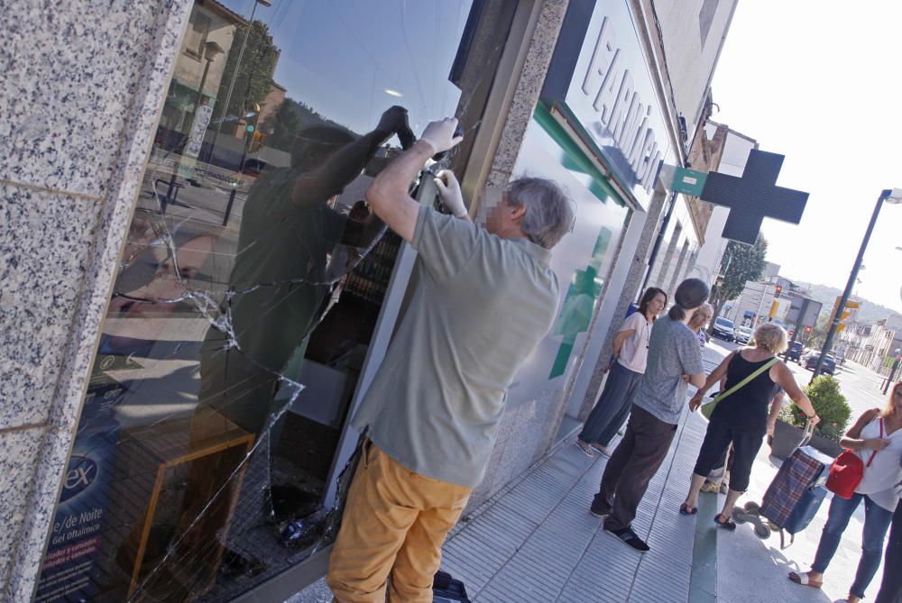 Robatori a la farmàcia de Bescanó