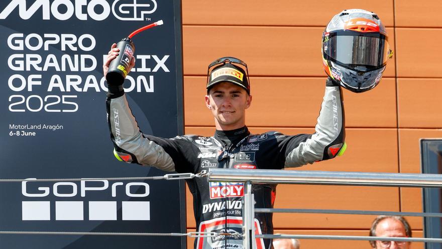 David Muñoz logra su primera victoria en Moto3