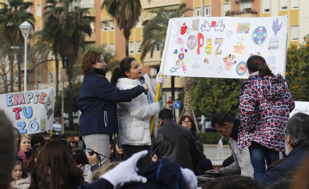 Los escolares cordobeses celebran el día de la paz