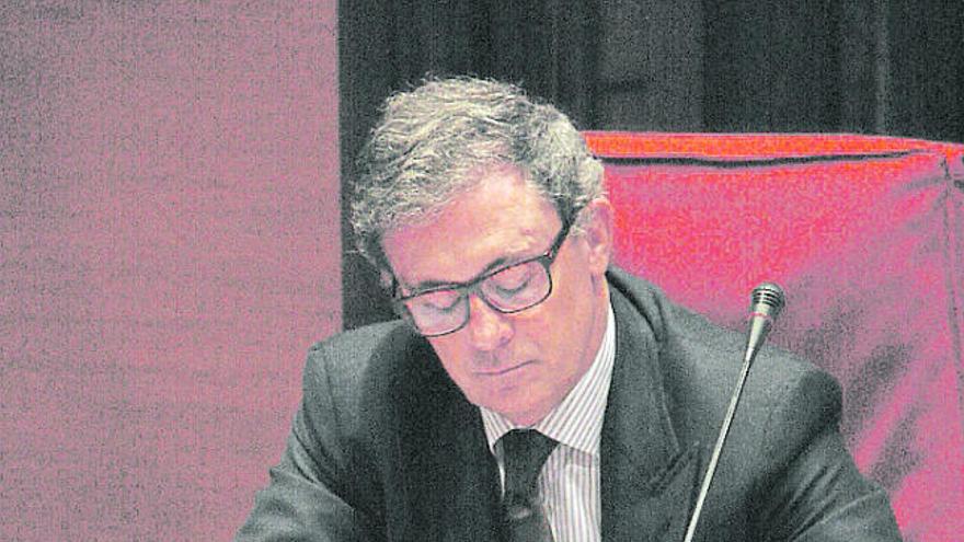 Jordi Pujol Ferrusola al Parlament, el mes de febrer passat