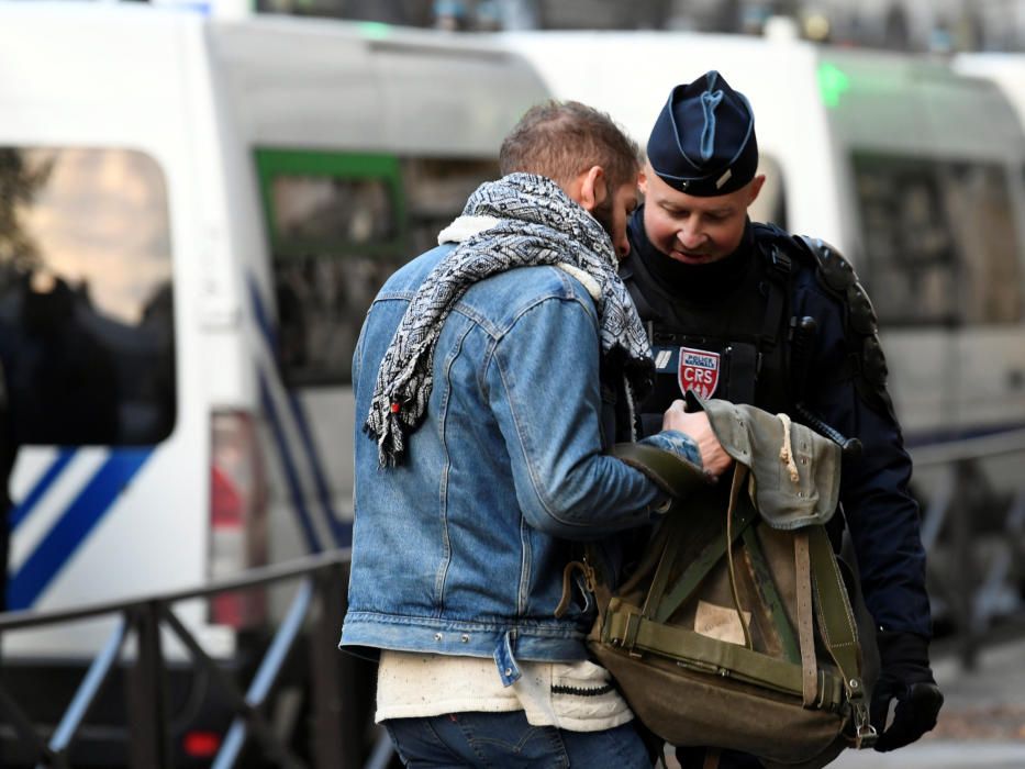 Protesta de los 'chalecos amarillos' en París