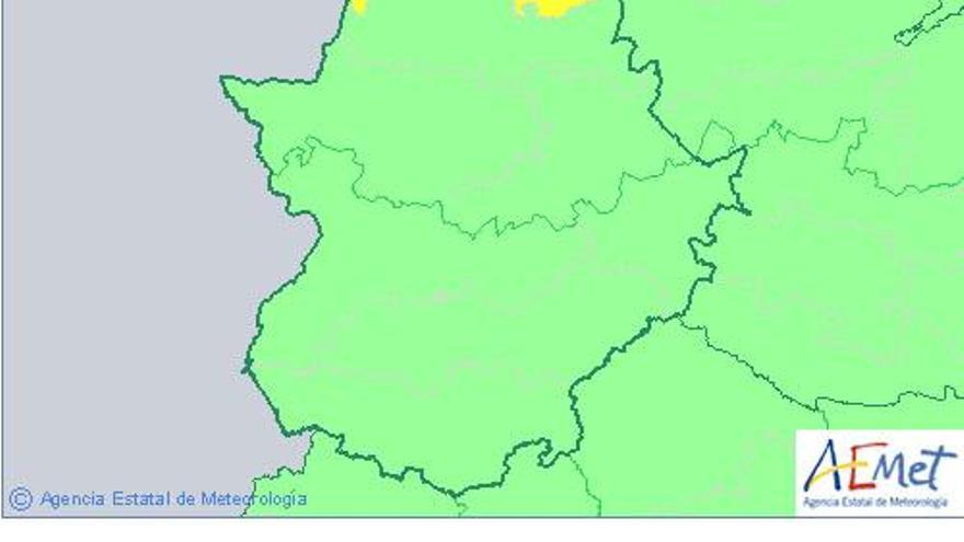 Alerta en el norte de Extremadura por nevadas