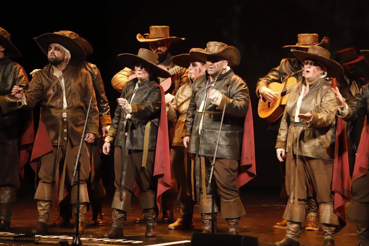 A.J.González Córdoba Quinta y última sesión de la fase preliminar del Concurso de Agrupaciones Carnavalescas de Córdoba 2026 Sangre, lágrimas y sudor comparsa