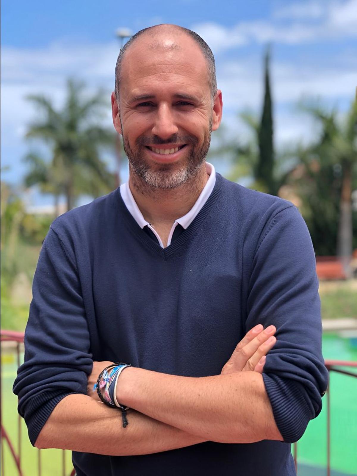 Ricardo Acosta, maestro de Educación Primaria en el centro La Vega.