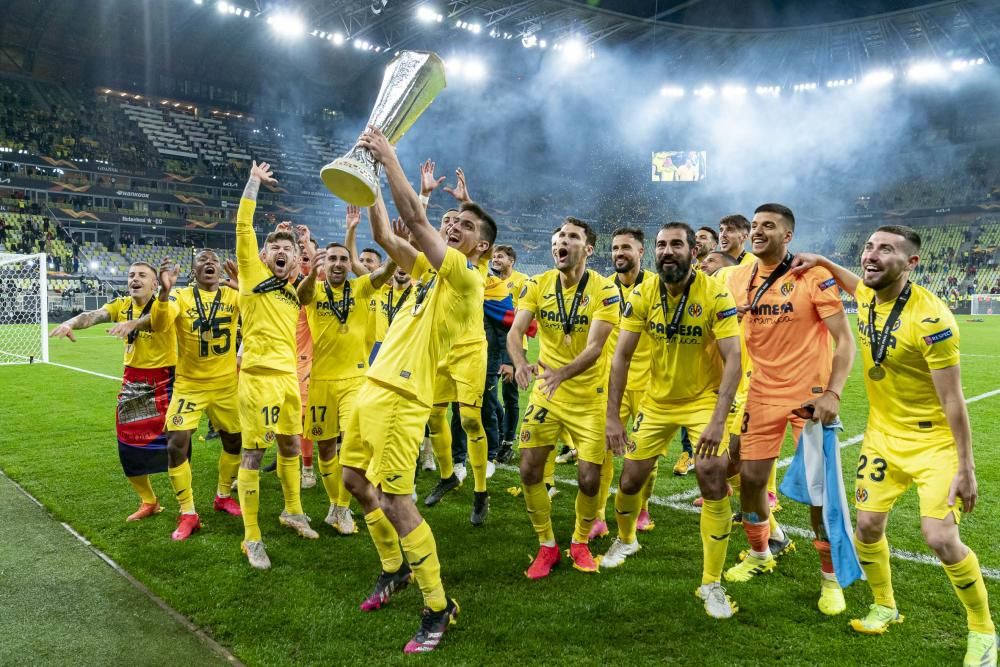 Así se vivió desde dentro la fiesta del Villarreal por ganar la Europa League