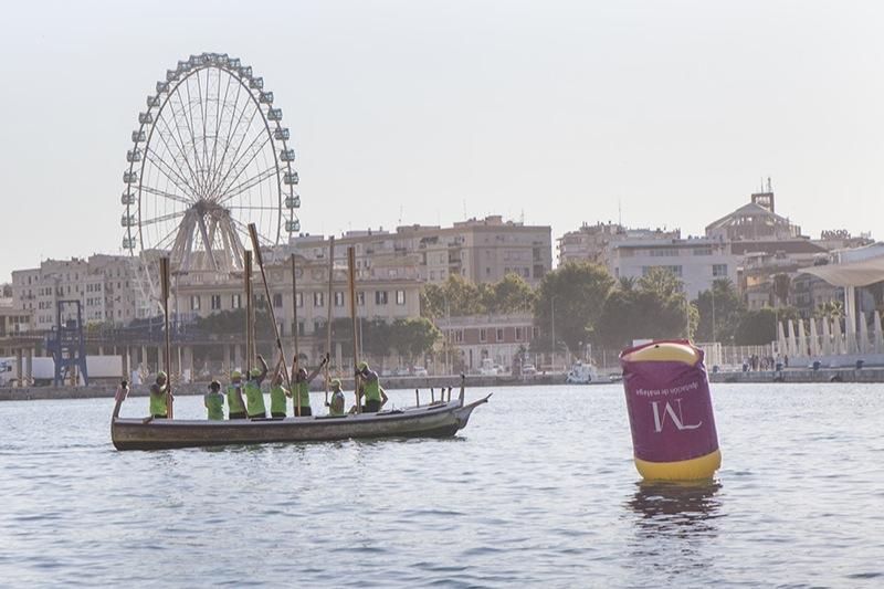 Regata de Jábegas en el Muelle Uno