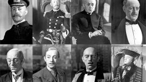 Los ocho personajes de Alec Guinness en ’Ocho sentencias de muerte’.