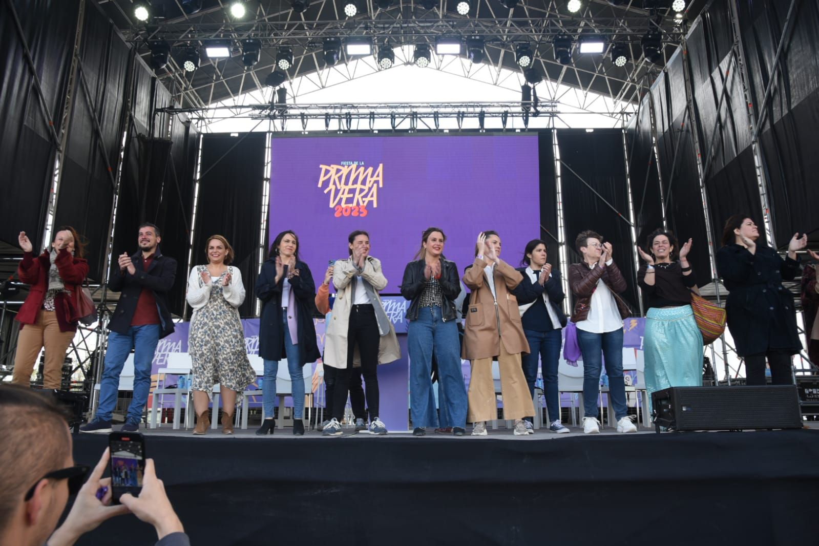 Fiesta de la Primavera de Podemos en Zaragoza