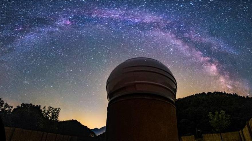 Albanyà és un referent astronòmic. En la imatge, inauguració del nou observatori l&#039;any passat.